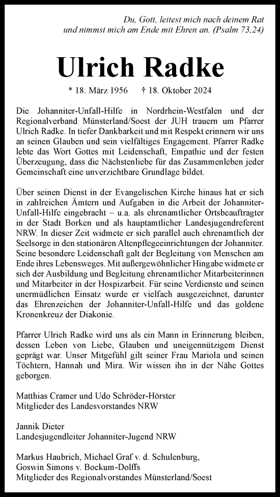 Traueranzeige von Jannik Dieter von Tageszeitung