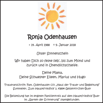 Traueranzeige von Bernhard Waldner von Stadtspiegel Gelsenkirchen